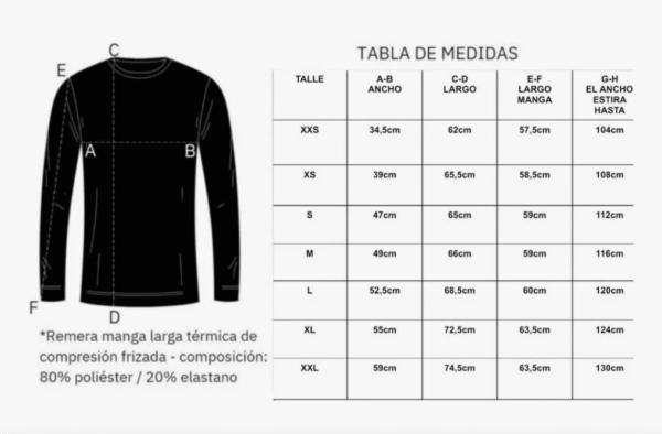 Camiseta térmica pro, manga larga