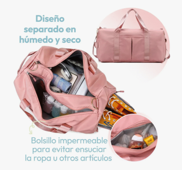 Bolso Deportivo/Viaje - Lila, Krokus